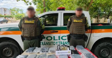 En Córdoba, Policía incauta 15 kilos de marihuana tipo cripy