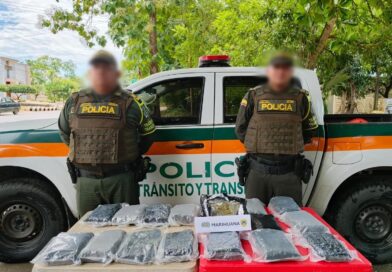 En Córdoba, Policía incauta 15 kilos de marihuana tipo cripy